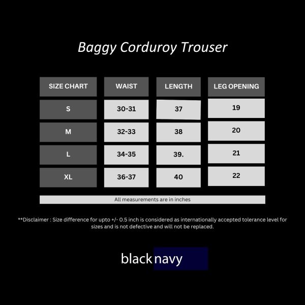 Coffee Baggy Corduroy Trouser - Image 4