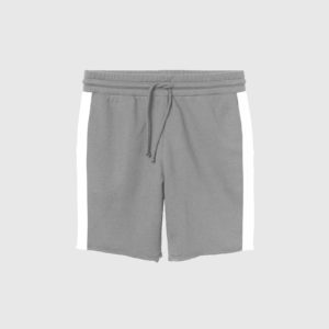 Gray_White-Side-Stripe-Shorts