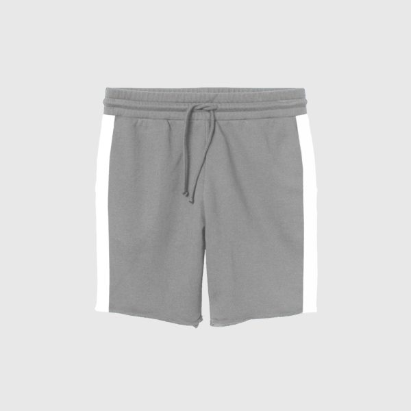 Gray_White-Side-Stripe-Shorts