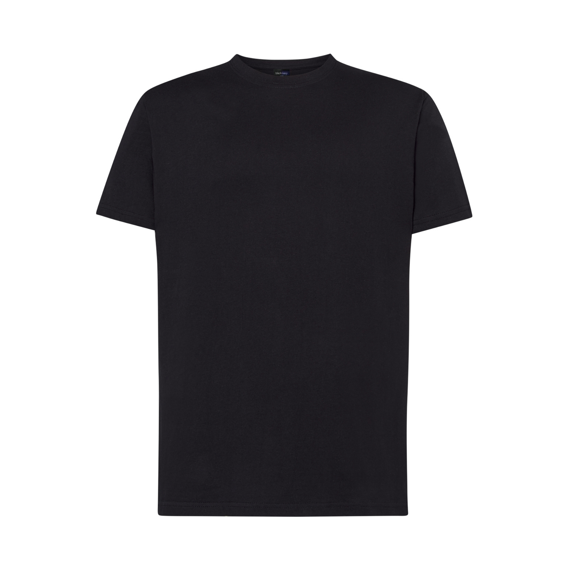 Black Basic Half Sleeve T-Shirt | BlackNavy