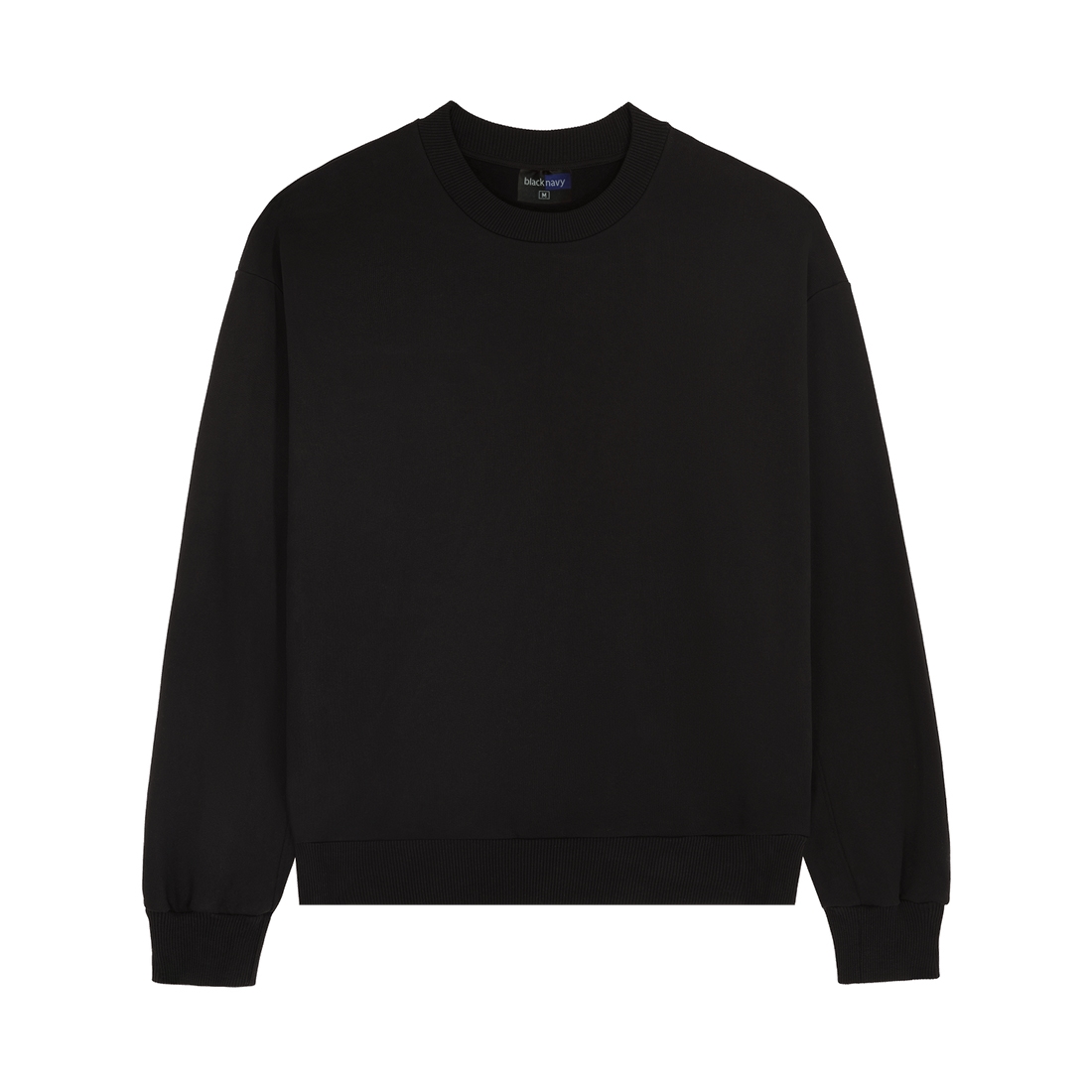 Black Oversized Sweatshirt | BlackNavy