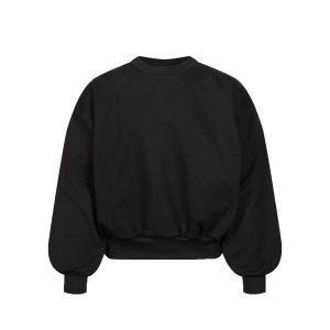 Black Boxy Sweatshirt