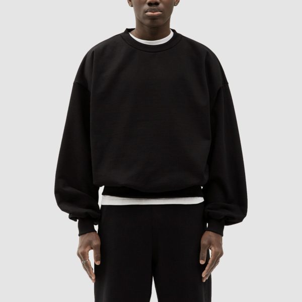 Black Boxy Sweatshirt - Image 2